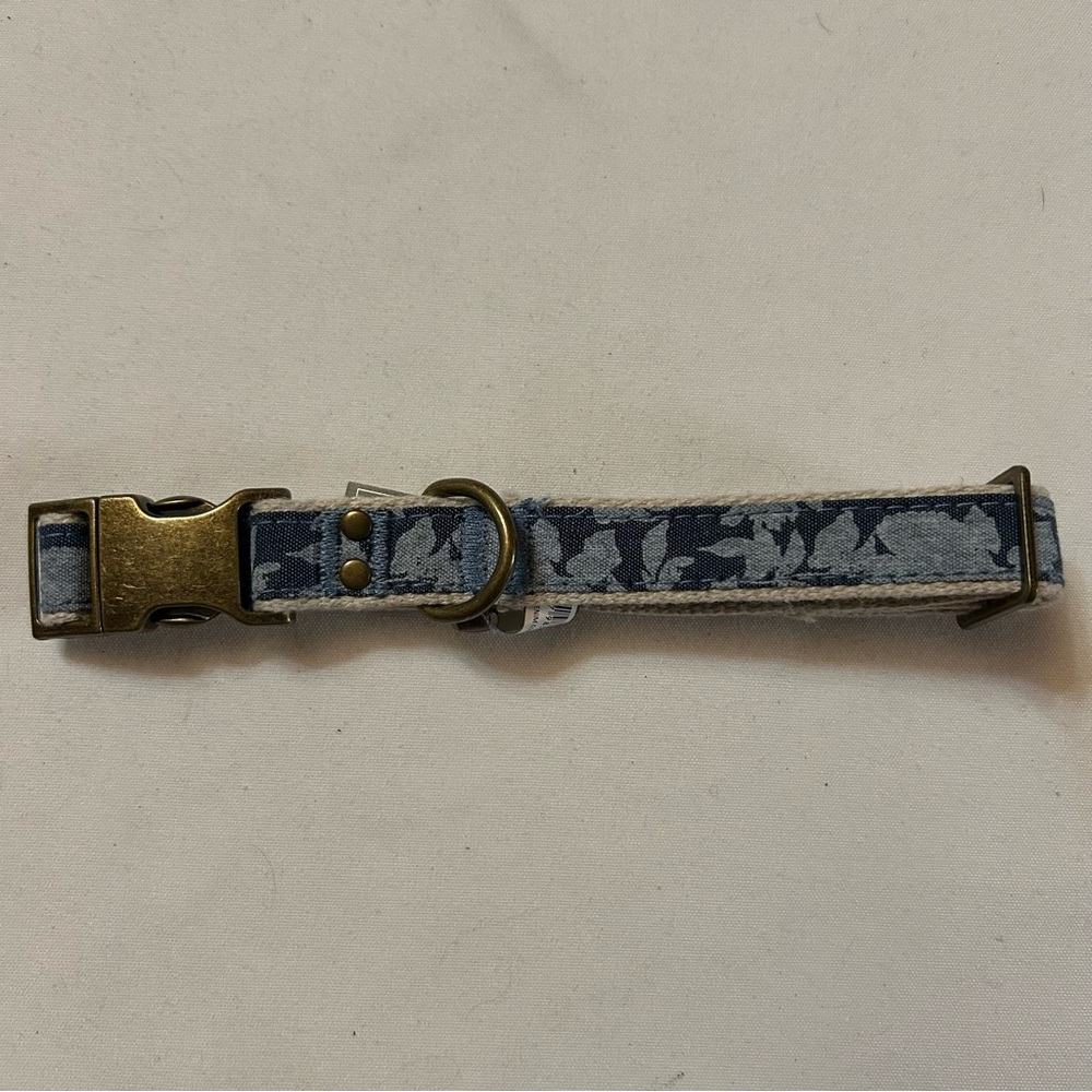 Medium Denim Dog Collar